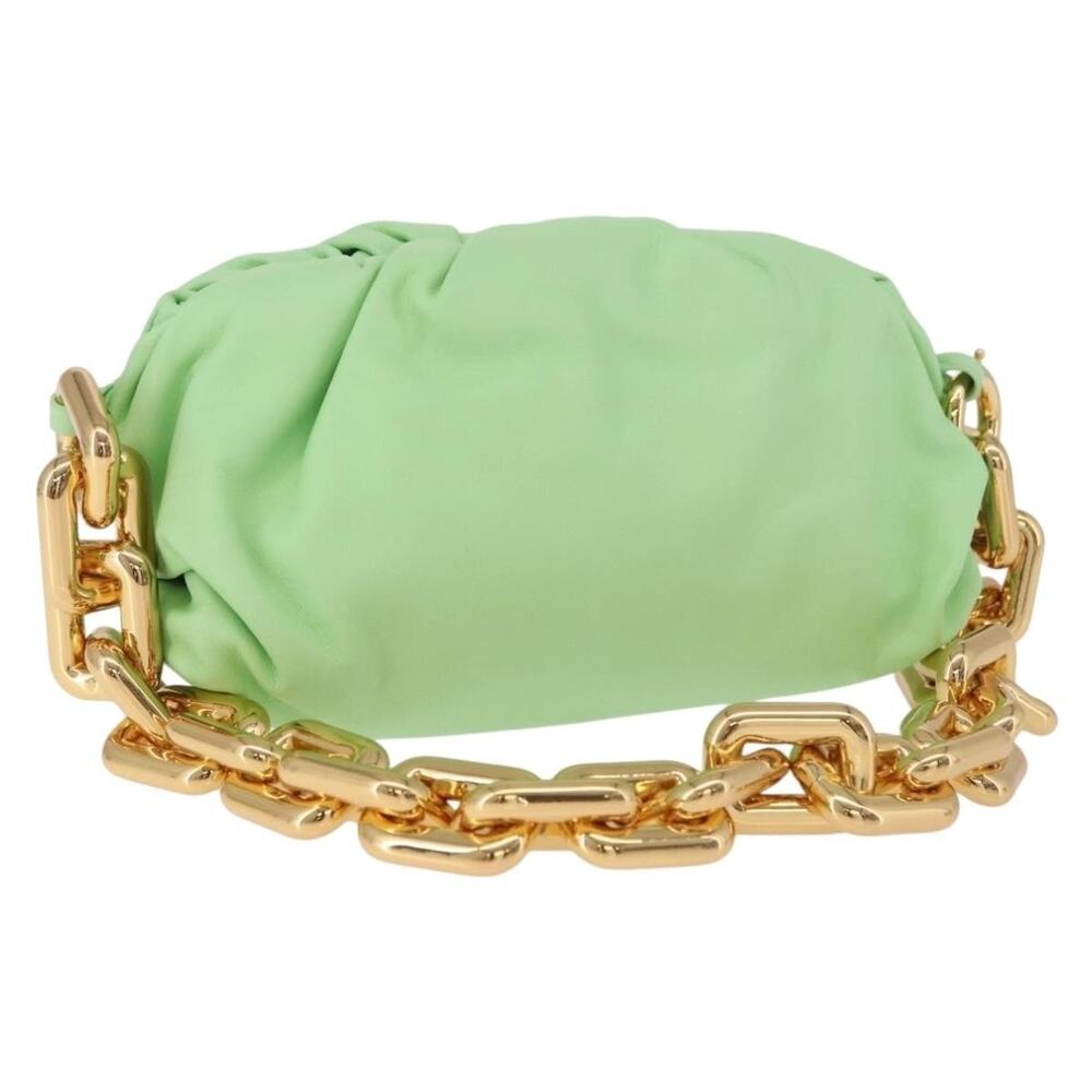 Bottega Veneta The Chain Pouch Shoulder Bag Green